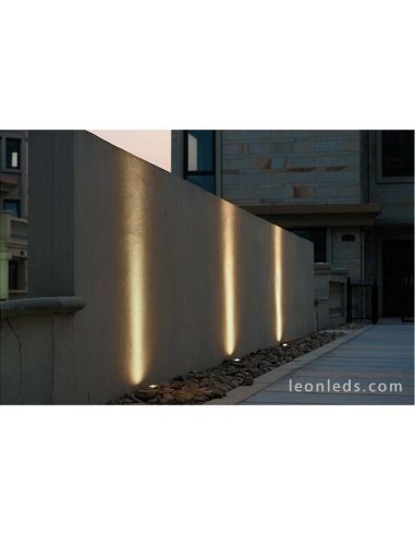 Refletor embutido LED pequeno IP65 ao ar livre | Sinalizador LED embutido redondo IP65 | Leon Iluminação LED