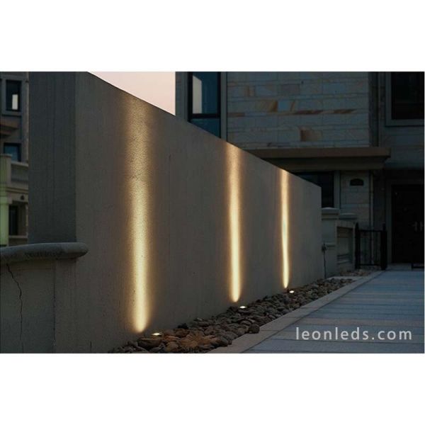 Foco empotrable LED exterior IP65 pequeño | Baliza Empotrable LED redonda empotrable IP65 | LeonLeds Iluminación