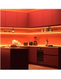 Tira LED inteligente 24V WiZ 10m, a todo color RGB, 6,5W, tipo C