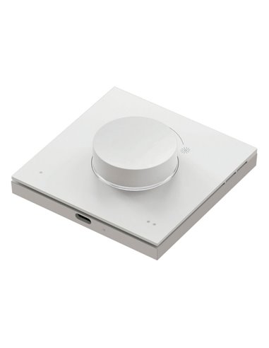 Interruptor giratório inteligente WiZ DIAL SWITCH, sem fio, recarregável via USB, branco, Wi-Fi