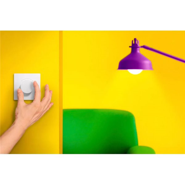 Interruptor giratorio inteligente WiZ DIAL SWITCH, inalámbrico, recargable USB, blanco Wifi