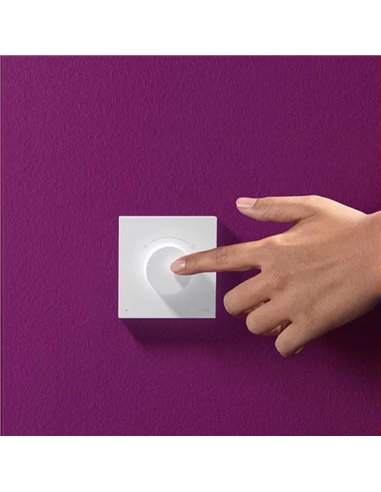 Interruptor giratorio inteligente WiZ DIAL SWITCH, inalámbrico, recargable USB, blanco Wifi