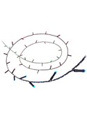 Guirnalda de luces LED inteligente WiZ 20m FAIRY LIGHT, a todo color 2700 - 5000 +RGB, 160 LED, IP44