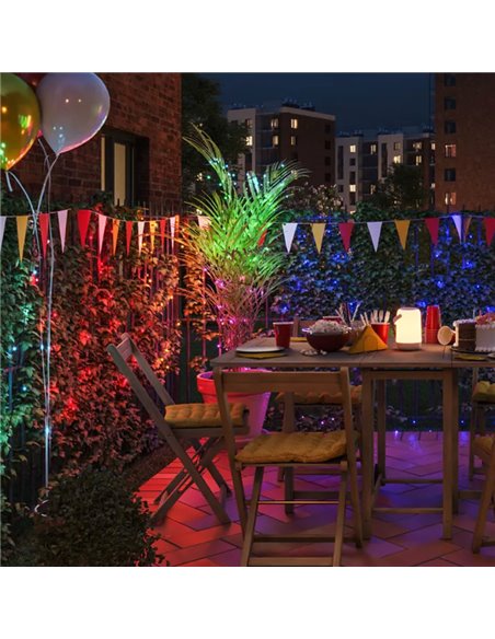 Guirnalda de luces LED inteligente WiZ 20m FAIRY LIGHT, a todo color 2700 - 5000 +RGB, 160 LED, IP44