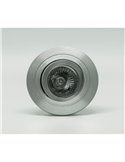 Aro empotrable redondo basculante BASICO GU10, aluminio, corte Ø80mm, Ø92mm
