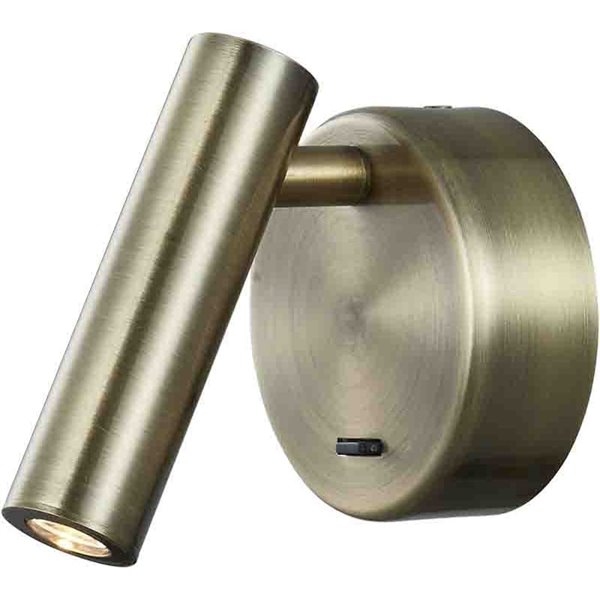 Lampe de lecture LED PREA avec interrupteur, 3 W, lumière chaude 3000 K, couleurs variées