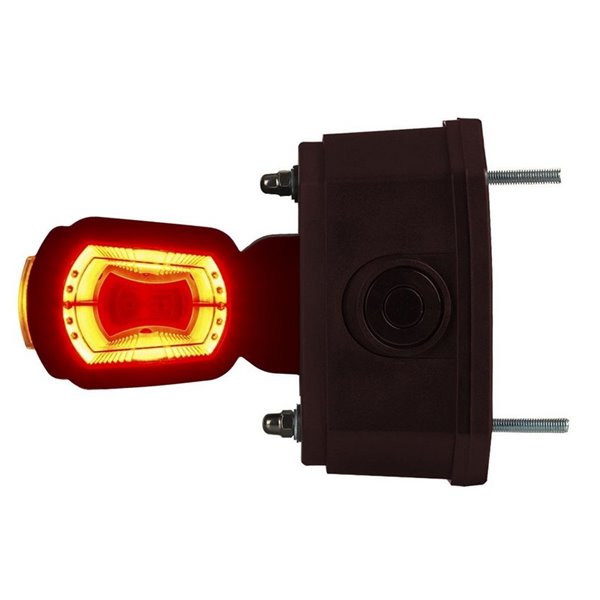 Cuerno LED de galibo corto con sensor de marcha atrás, 3 funciones 12/24V homologado R1 A SM1