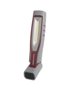Lámpara de inspección LED recargable Inspection 700 – 700 Lm, 7 W, IP65 IK09, 180° plegable, con imán y ganchos