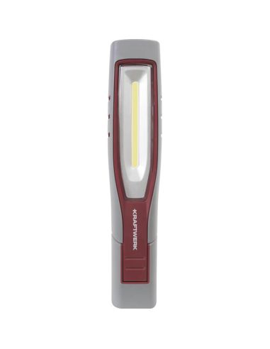 Lámpara de inspección LED recargable Inspection 700 – 700 Lm, 7 W, IP65 IK09, 180° plegable, con imán y ganchos