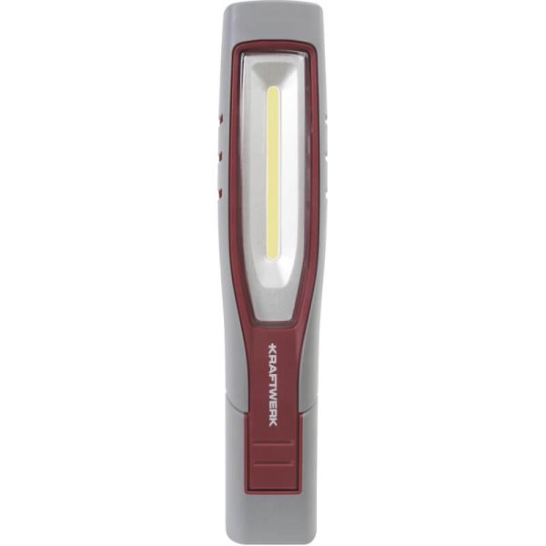 Lámpara de inspección LED recargable Inspection 700 – 700 Lm, 7 W, IP65 IK09, 180° plegable, con imán y ganchos