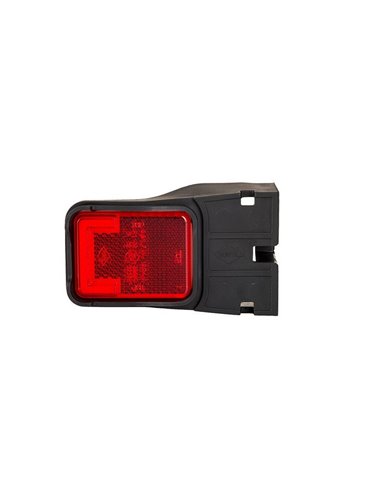 Luz de galibo LED LD 2733 trasera con soporte 12/24V Neón homologada IA R1 IP68