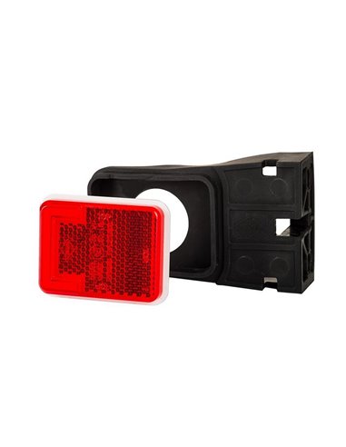 Luz de galibo LED LD 2733 trasera con soporte 12/24V Neón homologada IA R1 IP68