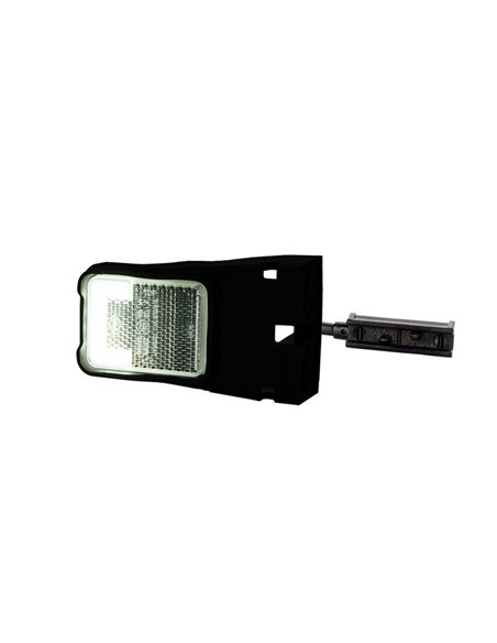 Piloto de galibo LED delantero LD 2747/ZP con soporte flexible, 12/24V Neón homologado A IP68