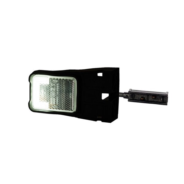 Feu de position avant à LED LD 2747/ZP avec support flexible, néon homologué 12/24 V, indice de protection IP68