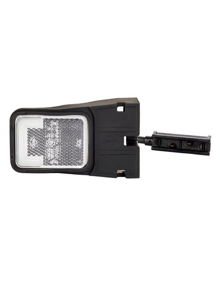 Piloto de galibo LED delantero LD 2747/ZP con soporte flexible, 12/24V Neón homologado A IP68