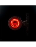 Cuerno LED LD 721 corto y recto, delantero/trasero 12/24V homologado R1 y A