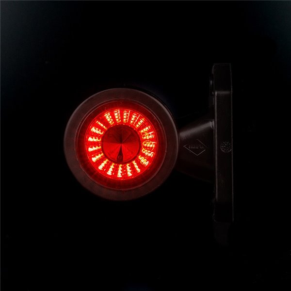 Cuerno LED LD 721 corto y recto, delantero/trasero 12/24V homologado R1 y A