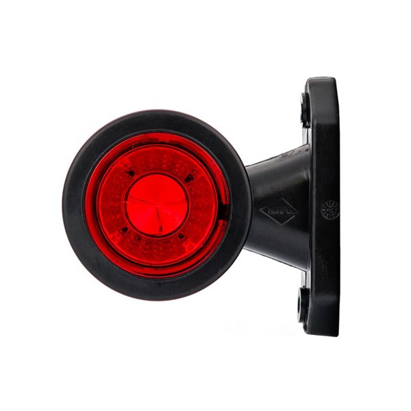 Klaxon LED LD 721, court et droit, avant/arrière, 12/24 V, homologué R1 et A