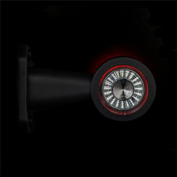 Cuerno LED LD 722 brazo largo y recto, sin mano, 12/24V homologado R1 y A