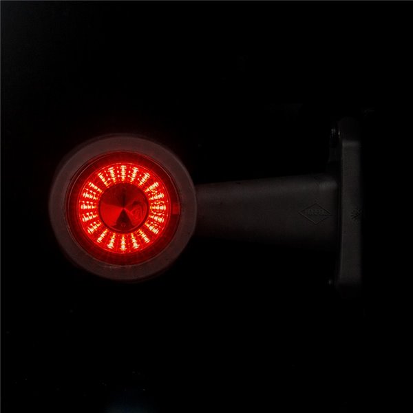 Cuerno LED LD 722 brazo largo y recto, sin mano, 12/24V homologado R1 y A