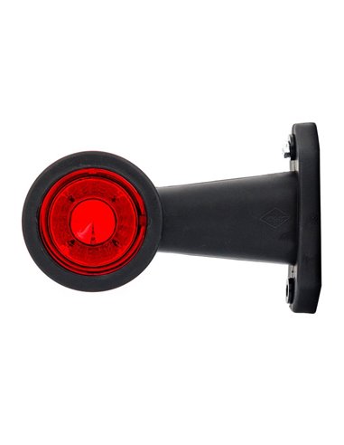 Cuerno LED LD 722 brazo largo y recto, sin mano, 12/24V homologado R1 y A