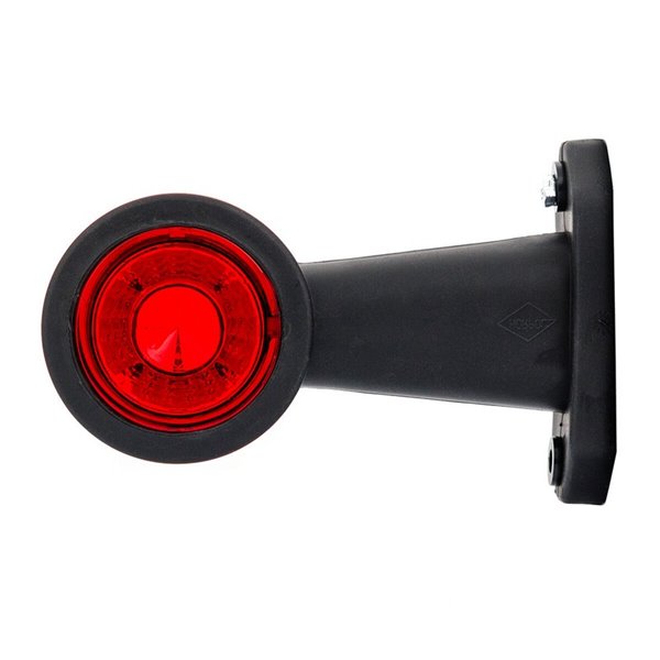 Cuerno LED LD 722 brazo largo y recto, sin mano, 12/24V homologado R1 y A