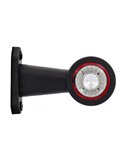Cuerno LED LD 722 brazo largo y recto, sin mano, 12/24V homologado R1 y A
