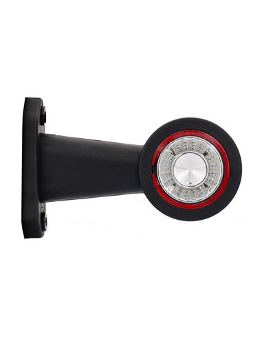 Cuerno LED LD 722 brazo largo y recto, sin mano, 12/24V homologado R1 y A