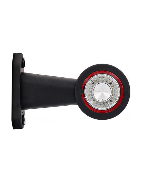 Buzina LED LD 722 com braço longo e reto, mãos-livres, homologada para 12/24V R1 e A.