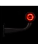 Cuerno LED brazo largo LD 724, forma de L, 12/24V homologado A y R1