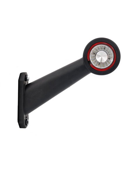 Cuerno LED brazo largo LD 726, inclinado, 12/24V homologado A y R1