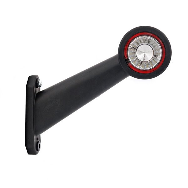 Cuerno LED brazo largo LD 726, inclinado, 12/24V homologado A y R1