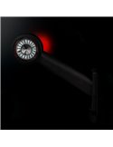Cuerno LED brazo largo LD 726, inclinado, 12/24V homologado A y R1