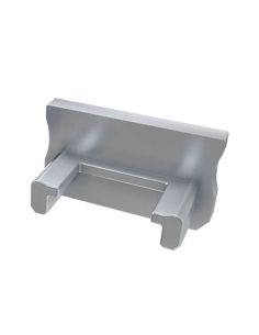 Tapa Final sin Agujero para Perfil Tipo A Gris