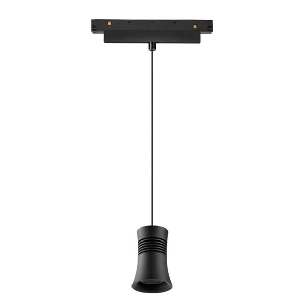 Lámpara colgante MAGNETO 12W 4000 K negro para carril magnético