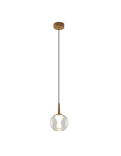 Lámpara colgante LED de cristal ANDRÓMEDA con base bola transparente 8941, 5W 500Lm, 3000K