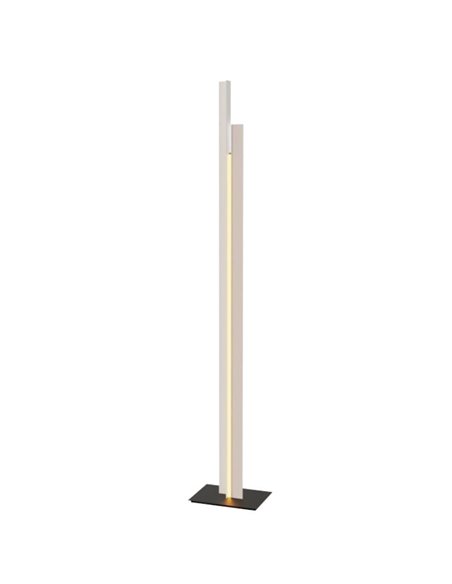 Lámpara de pie salón LED moderno 200cm MANHATTAN blanco, regulable, 48W, 5900Lm, 3000K