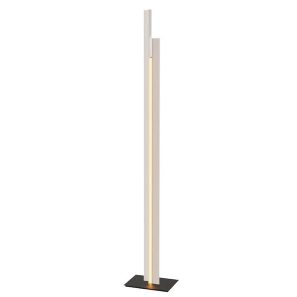 Lámpara de pie salón LED moderno 200cm MANHATTAN blanco, regulable, 48W, 5900Lm, 3000K
