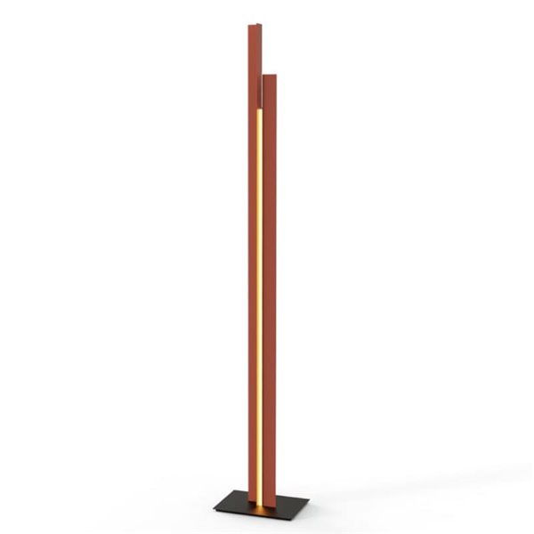 Lámpara de salón LED moderno 200cm MANHATTAN oro rosa, regulable, 48W, 5900Lm, 3000K