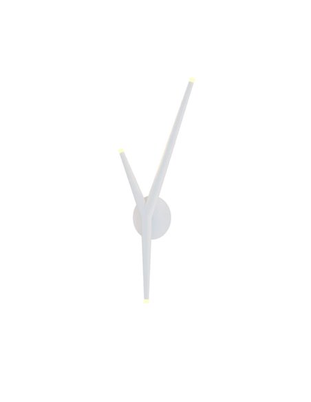 Aplique de pared LED con 3 luces ARRECIFE blanco, 5,5W 450Lm, 3000K