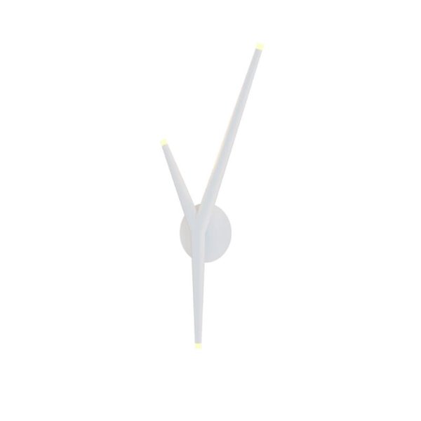 Aplique de pared LED con 3 luces ARRECIFE blanco, 5,5W 450Lm, 3000K