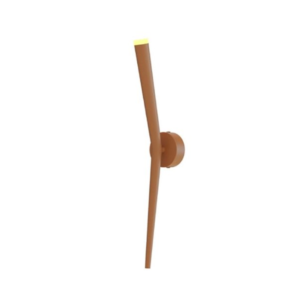 Aplique de pared LED luz arriba BOOMERANG, oro, 6W 710Lm, 3000K
