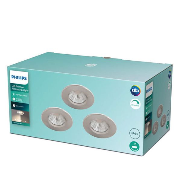 Conjunto de 3 spots de embutir para...