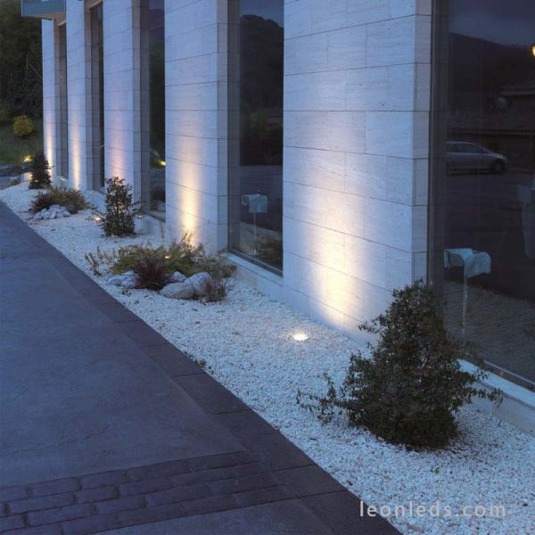 Foco LED Empotrable Walker 6.5w 3000K | Foco empotrable LED redondo Acero Inox | LeonLeds Iluminación