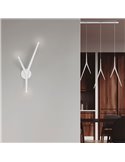 Aplique de pared LED con 3 luces ARRECIFE oro, 5,5W 450Lm, 3000K