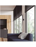 Aplique de pared LED luz arriba BOOMERANG, oro, 6W 710Lm, 3000K