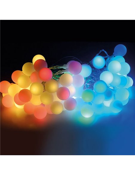 Guirlande LED multicolore 16 mètres