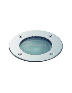 Foco LED Empotrable Walker 6.5w 3000K | Foco empotrable LED redondo Acero Inox | LeonLeds Iluminación