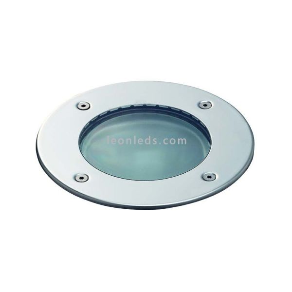 Foco LED Empotrable Walker 6.5w 3000K | Foco empotrable LED redondo Acero Inox | LeonLeds Iluminación