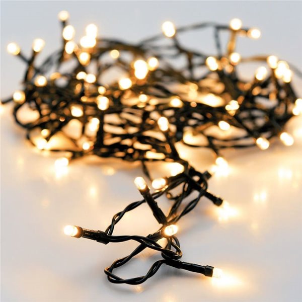Guirnalda fija decorativa con 240 LED luz blanca cálida - 2100cm